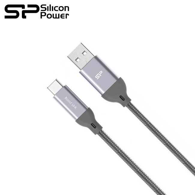 Silicon Power廣穎Boost Link NylonLK30AC USB-C 3AType-C傳輸線 廠商直送