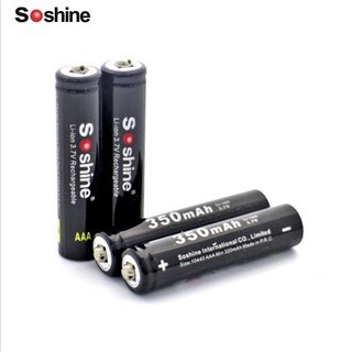 ✅原裝正品 Soshine 10440 充電鋰電池 3.7V 350mAh 真實容量 AAA 4號 適相機 閃光燈