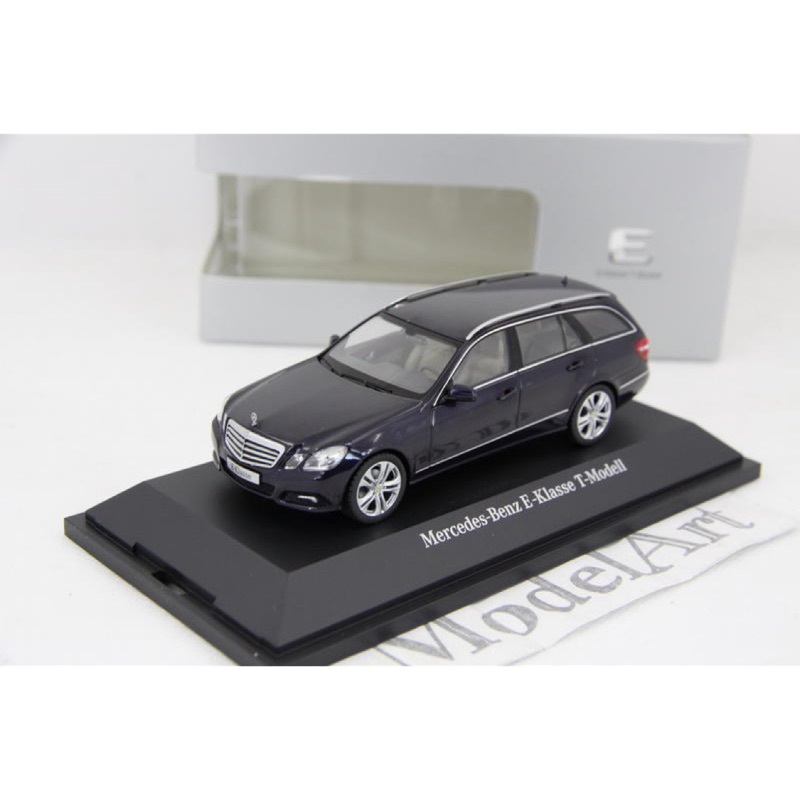 1:43 賓士原廠Schuco Mercedes-Benz E-Class E250/E350 Estate S212藍