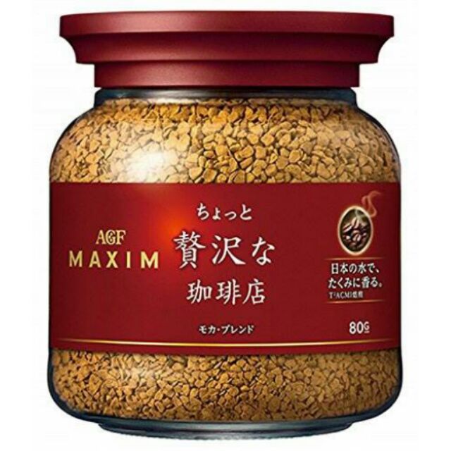 AGF MAXIM 華麗咖啡店-摩卡(紅罐) 80g