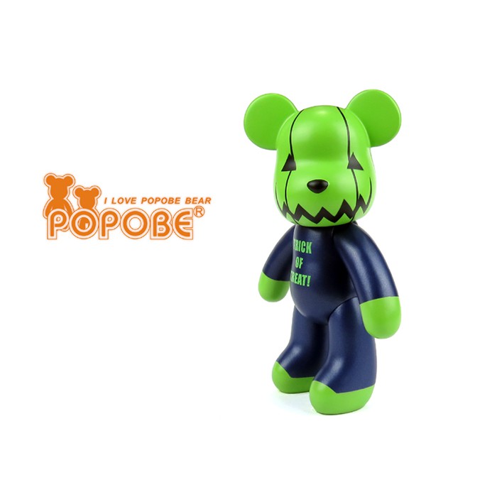 【阿波的窩 Apo's house】《POPOBE 暴力熊週邊商品及展覽佈置》10吋 25公分 B4特别版萬聖節南瓜綠色