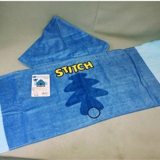 日貨 迪士尼 史迪奇造型運動毛巾 浴巾 超可愛 34×110公分