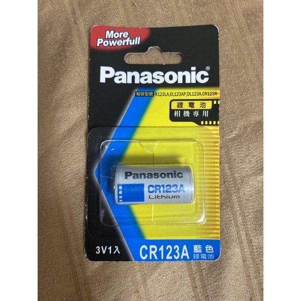 （7-11購入）國際牌 Panasonic CR123A 3V 鋰電池 拍立得