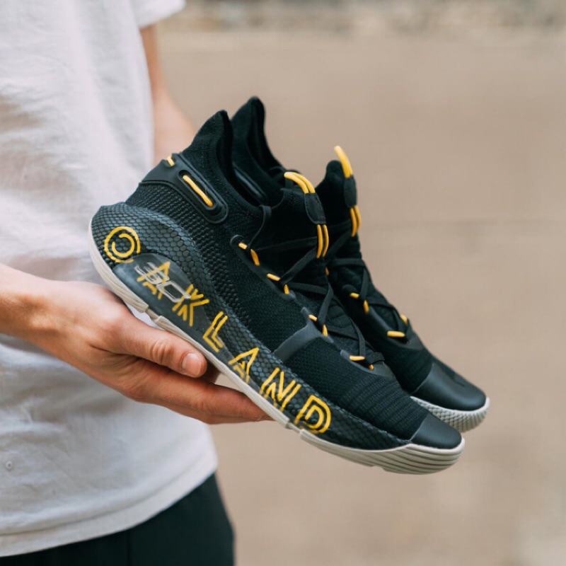 Under Armour Curry 6  'Thank You Oakland' 感謝奧克蘭城市紀念版籃球鞋 US10