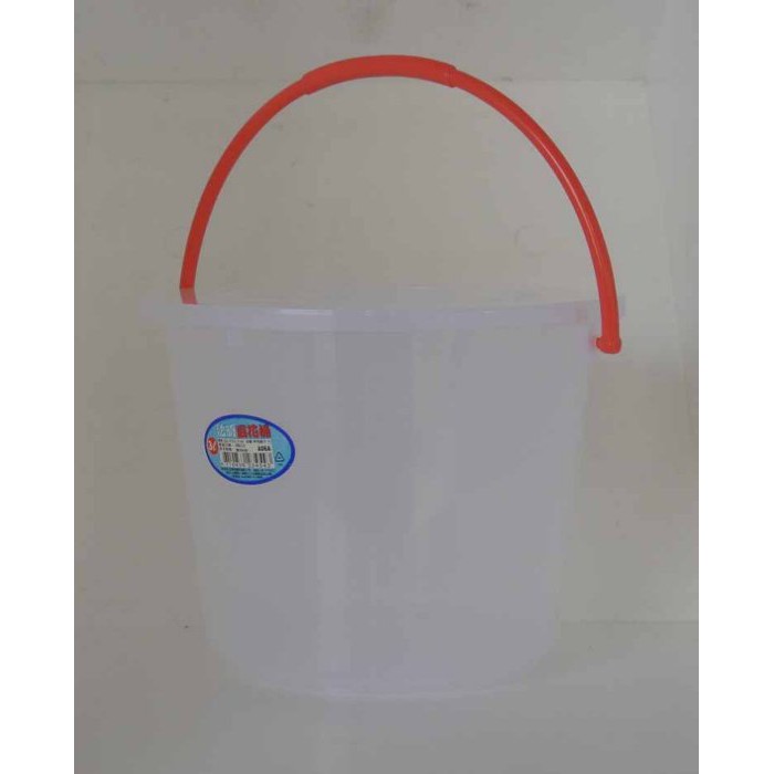 ☆優達團購☆豆花透明水桶 A06A 儲水桶 手提桶 置物桶 分類桶 透明塑膠桶 圓形收納桶 回收桶 垃圾桶 玩具桶 3L