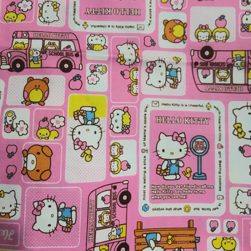 Kitty凱蒂貓日本版權布，口罩適用布