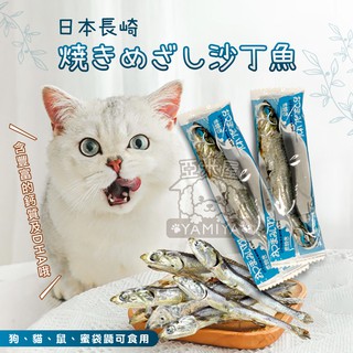【亞米屋Yamiya】日本長崎焼きめざし沙丁魚 寵物專用營養小魚乾 無添加 日本製 狗 貓 鼠 蜜袋鼯 寵物點心