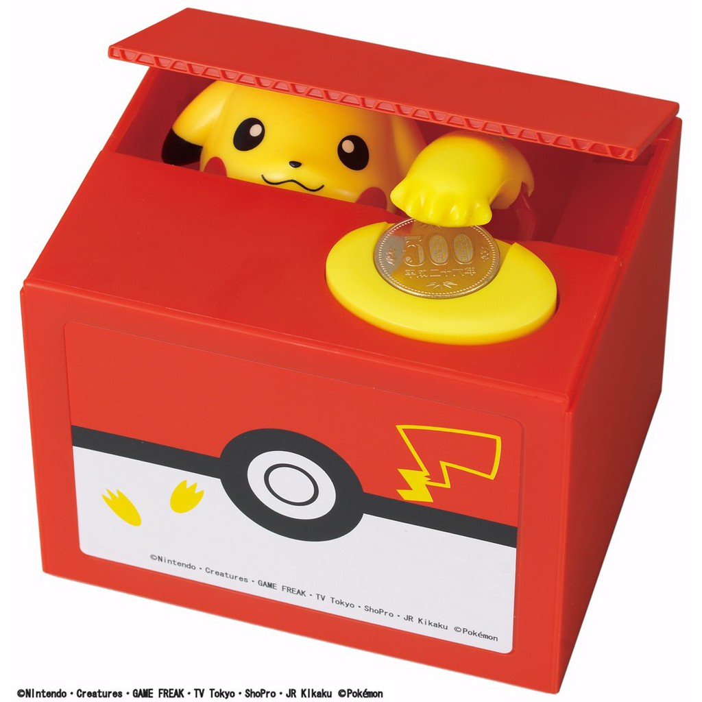 [日本代購] 日本原裝正版 皮卡丘 Pikachu 神奇寶貝 保可夢 存錢筒