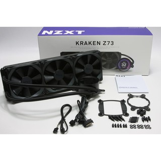 Nzxt 美商恩傑kraken Z73 海妖皇液晶頂級水冷360mm 一體式水冷散熱器 蝦皮購物