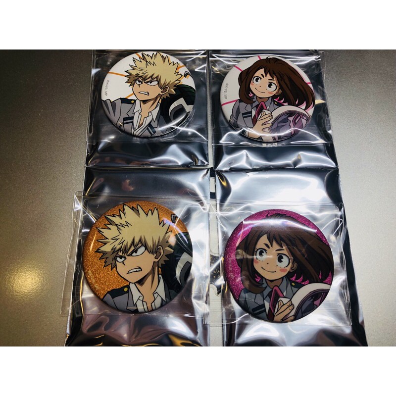 我的英雄學院爆豪勝己麗日御茶子閃徽徽章 蝦皮購物