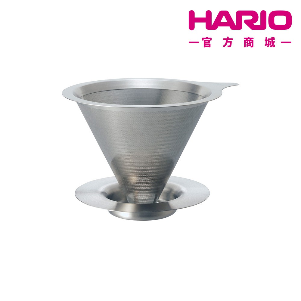【HARIO】 免濾紙01雙層不鏽鋼濾杯  DMD-01-HSV【HARIO官方商城】