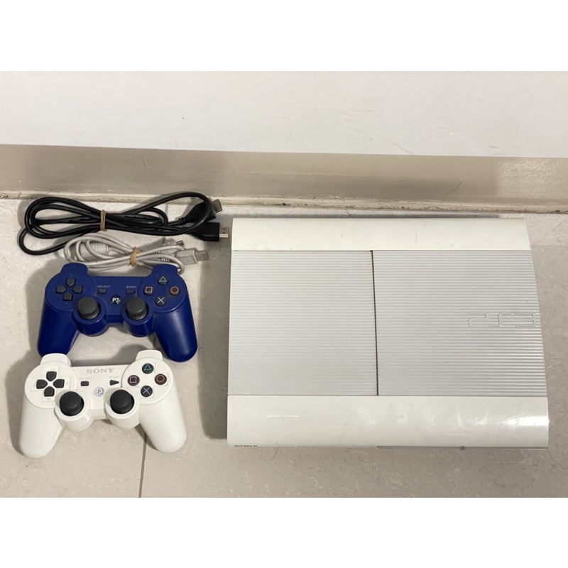 PS3主機/PS3 250G主機+雙手把 4007型 二手