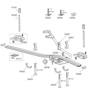 【單車元素】THULE 都樂 ProRide 591 修補件