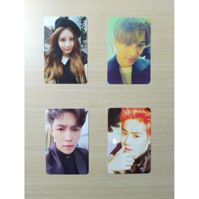 少女時代tts Exo 專輯小卡seohyun徐玄kai金鍾仁lay張藝興suho金俊勉正版小卡 蝦皮購物