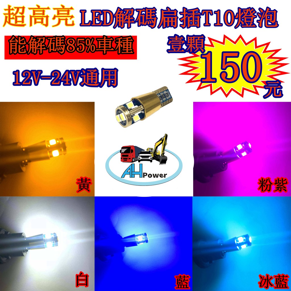 LED 超亮 T10 燈泡 牌照燈 閱讀燈 車牌燈 車頂燈 定位燈 側燈 邊燈 小燈 VJR G6 Many 勁戰 扁插