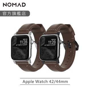 【NOMAD】美國HORWEEN Apple Watch專用皮革錶帶-經典款-42/44/45/49mm｜台灣總代理
