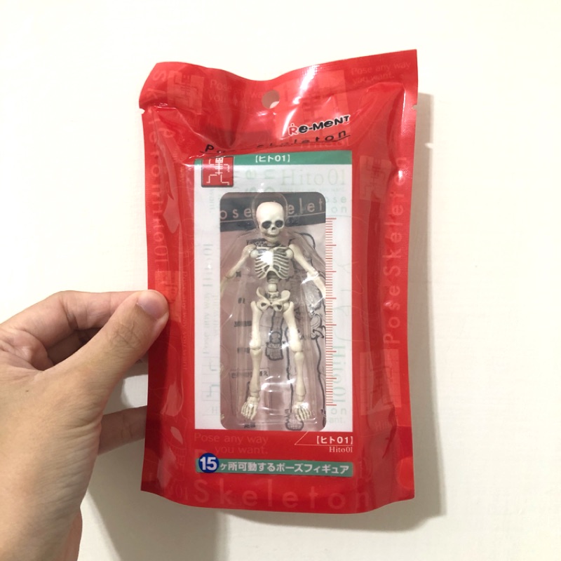 超可動玩具模型 骷髏人 Re-ment玩具Pose Skeleton
