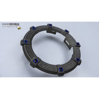 COCO機車精品 APEXX 極度油箱飾圈 砂石噴砂 油箱環 油箱圈 燒鈦螺絲 BWS'R 四代 Smax Force灰