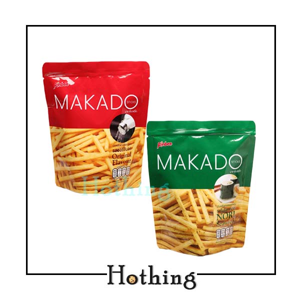【Hothing】MAKADO麥卡多薯條 鹽味.海苔 27 g 薯條 餅乾 泰國零食 素食