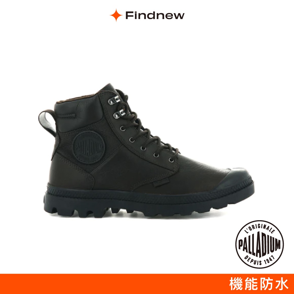 PALLADIUM Pampa Shield WP 防水皮革軍靴 男女款 深咖啡 76844-249【Findnew】