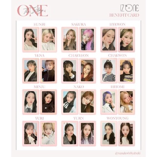 IZ*ONE IZONE ONE THE STORY 小卡 滿額卡 柔理 奈子