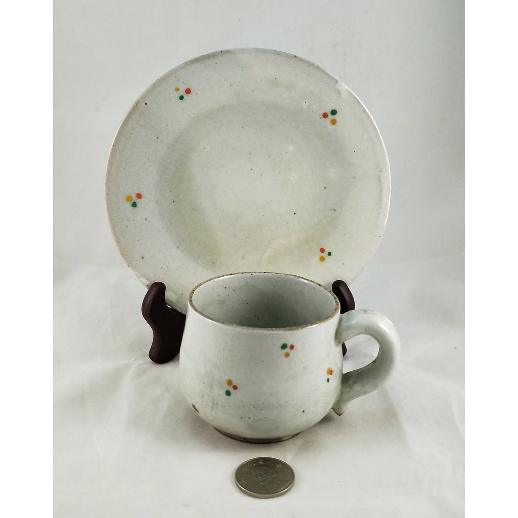 點彩裂紋 咖啡杯 盤 花茶杯 杯子 馬克杯 茶杯 水杯 盤子 餐具 廚具 日本製 陶瓷 食器 可使用 微波爐 電鍋 禮品