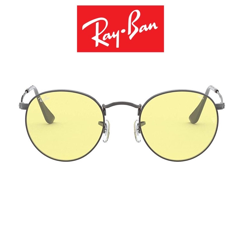 RAY BAN 雷朋RB3447 004/T1 53mm 鐵灰框 日夜兩用EVOLVE淡黃變色太陽眼鏡