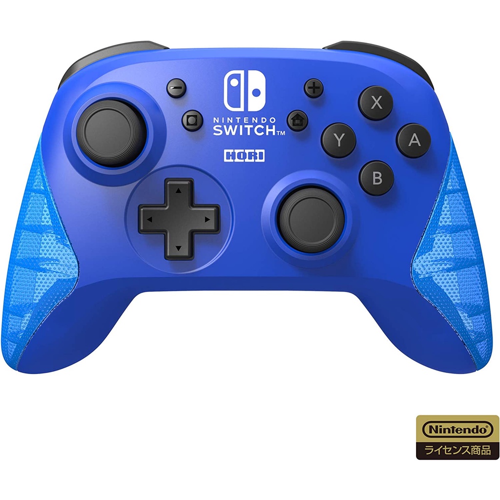 全新現貨SWITCH NS周邊 HORI PRO控制器 無線手把 藍色款 NSW-174【歡樂交易屋】