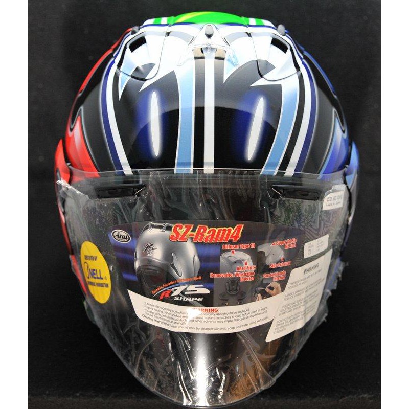 【小隱部品】限定絕版極品!Arai ram4 nakano 手裡劍 大眼 有簽名 證書 56 Design 中野真矢