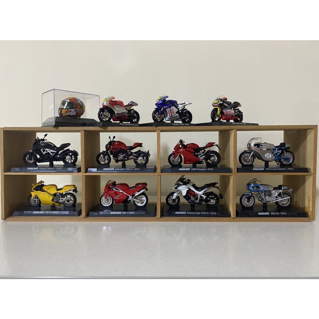 (含架子)(賣圖中12種) 7-11 CITY CAFE 集點 DUCATI 摩托車世界大賽系列模型 機車重機安全帽