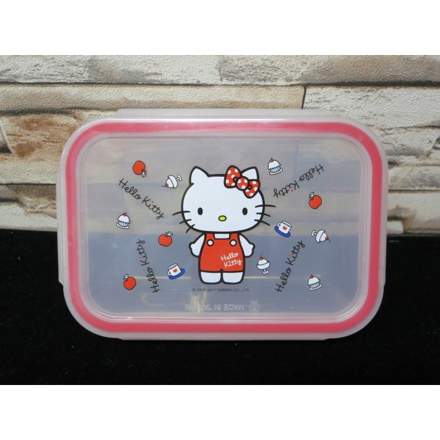 土城三隻米蟲  HELLO KITTY 凱蒂貓 玻璃保鮮盒 便當盒 可微波 烤箱 720ml