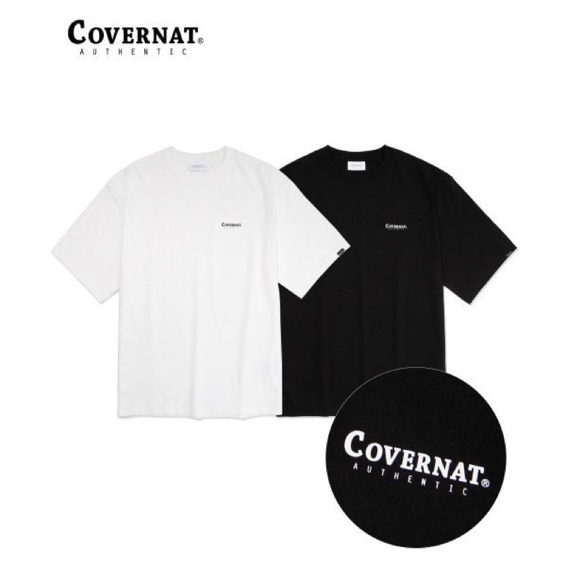 covernat 1+1組合包 涼感舒適小logo素色短袖T