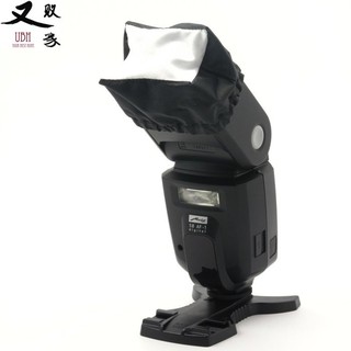 又敗家｜通用黑邊絲光外閃燈柔光罩Sony索尼HVL-F60M HVL-43M機頂閃光燈柔光罩60閃燈柔光盒58閃43閃