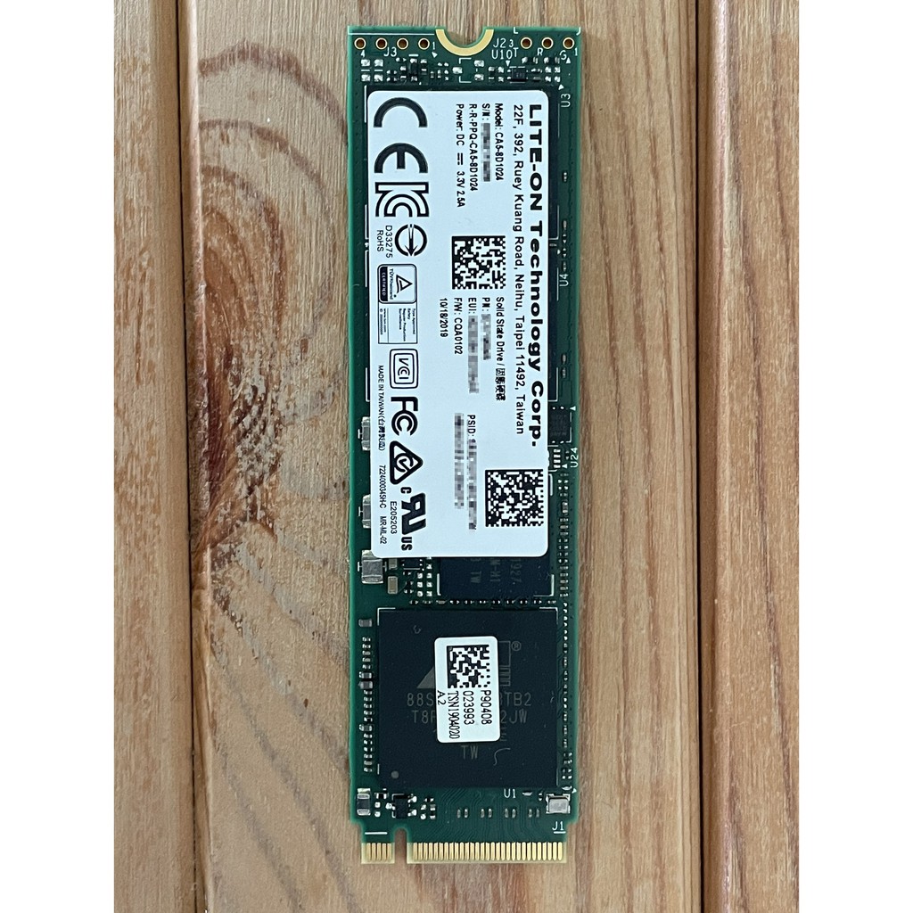 【SSD】LITEON 光寶 1TB / CA5 / NVME / PCIE Gen 3x4 /M.2 2280