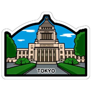 《Hana 小舖》日本郵便局 當地限定造型郵筒片 明信片 異型片 東京限定 國會議事堂
