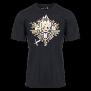 [美國暴雪代購]鬥陣特攻慈悲黑色T-SHIRT tokidoki x Overwatch