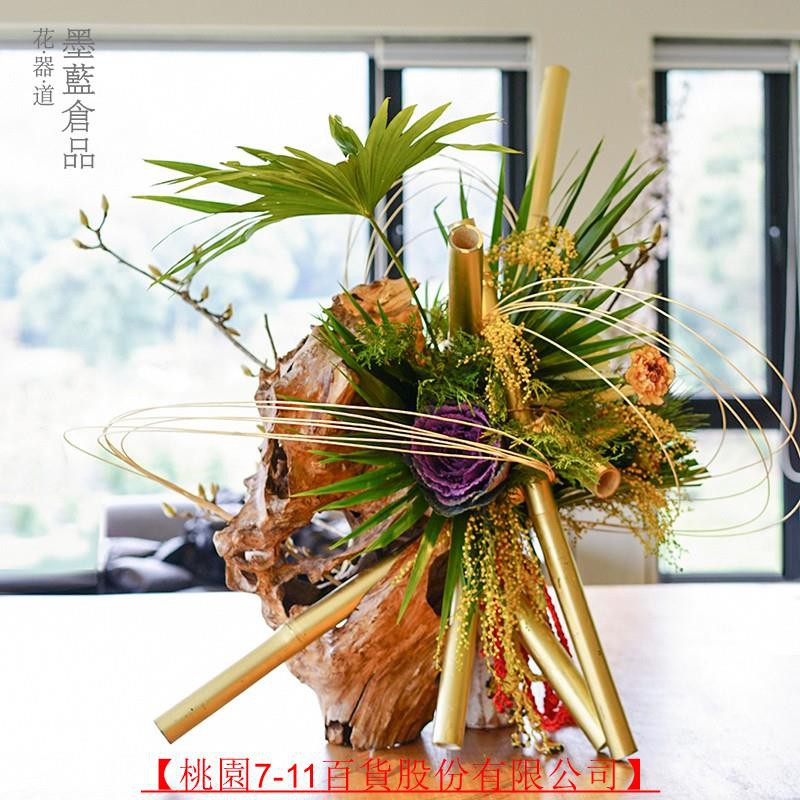 桃園7 11 金竹節竹筒中式日式插花花材小原流池坊草月流自由花新年花材料 蝦皮購物