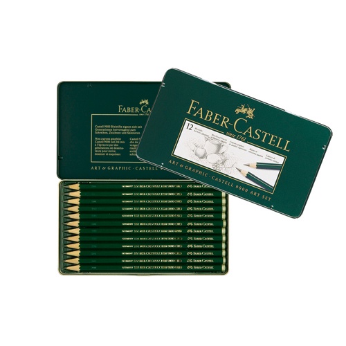 FABER-CASTELL 2B/ 9000型素描鉛筆 / 12入　eslite誠品
