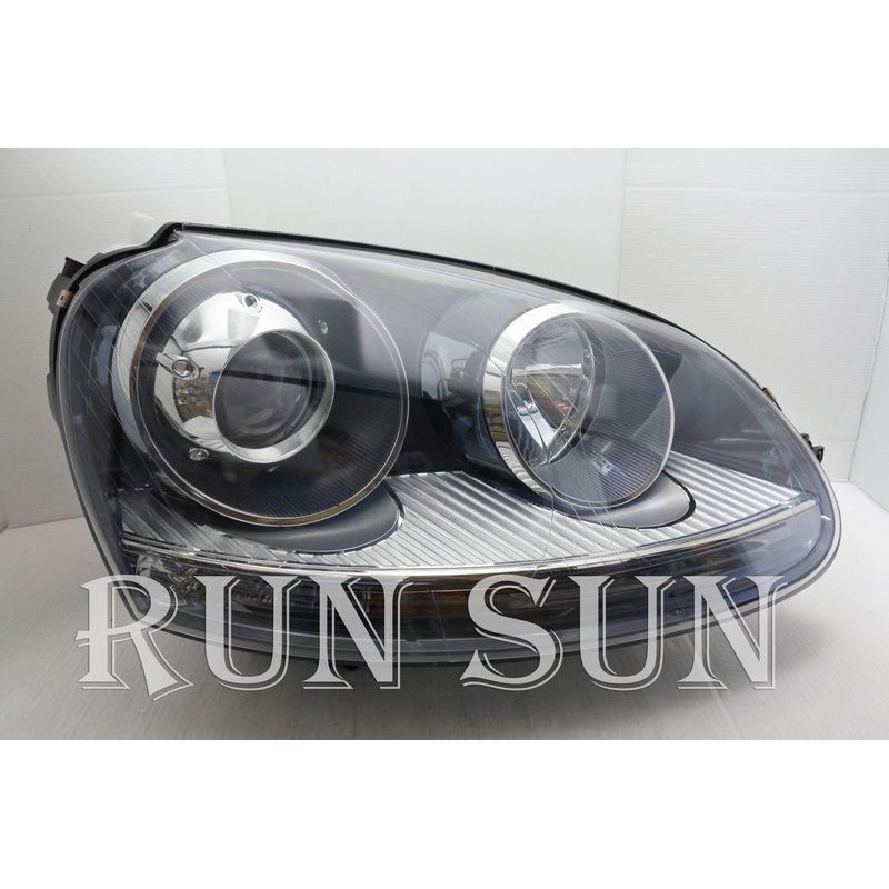 ●○RUN SUN 車燈,車材○● 全新 04 05 06 GOLF 5 GTI 魚眼 大燈 HID空件 一顆 台灣製造
