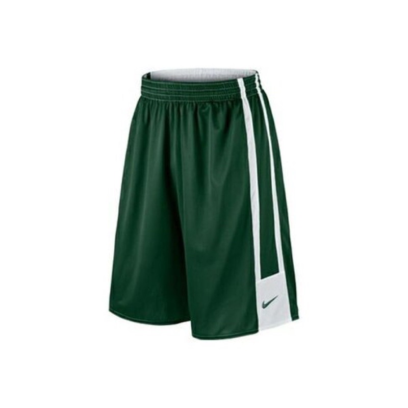 Nike 男 籃球 運動 短褲 透氣 排汗 雙面 綠白