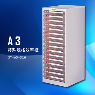 收納大師～大富 SY-A3-316 A3特殊規格效率櫃 組合櫃 置物櫃 多功能收納櫃