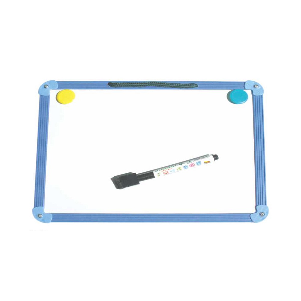 巨倫 高級藍框 迷你型小白板（附磁石2個+白板筆1支）20x30cm /片 A-1109