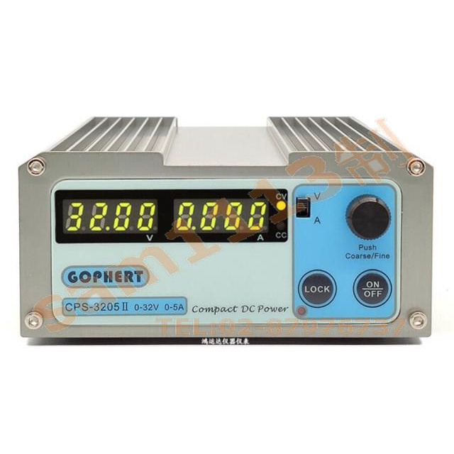 113可調電源供應器 CPS-3205 4位數 數位式DC:0V~32V 5A 體積小 PS305 KPS305 附測線
