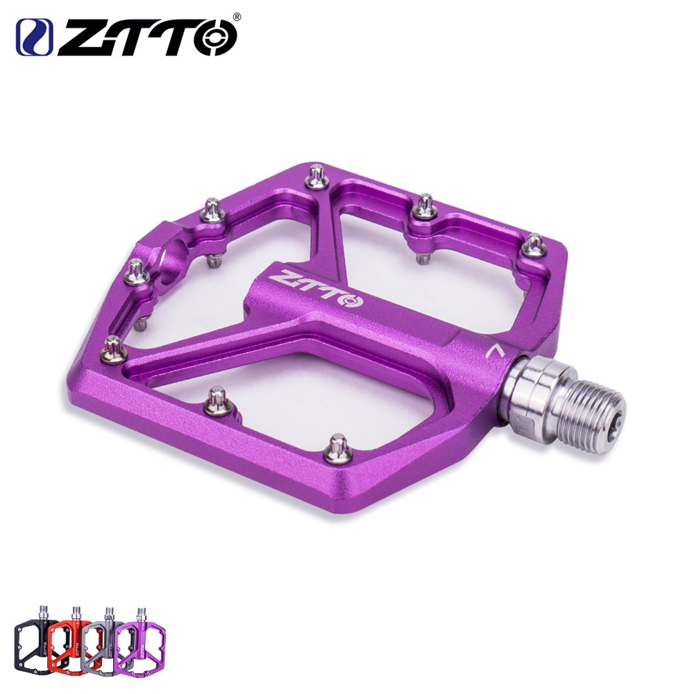 Ztto MTB 超輕平踏板 JT07 CNC 鋁合金 AM Enduro 自行車光滑軸承 9/16 螺紋大面積用於礫石