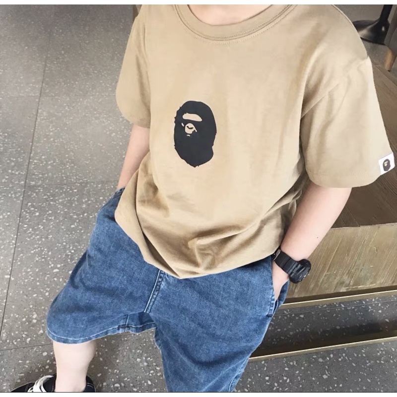 BAPE Kids 卡其 短袖 T恤 日本 兒童