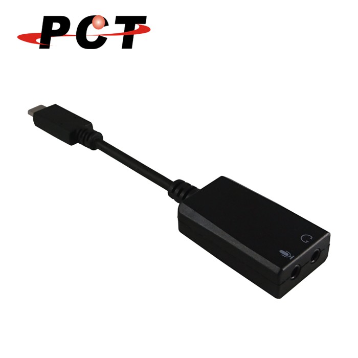 【PCT】USB轉音源&amp;麥克風 USB Type-C 音源&amp;麥克風外接音效卡(HI8044)