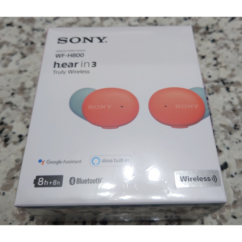 原廠公司貨 Sony 索尼 WF-H800  無線 耳機 橘色 真無線 藍芽 入耳式