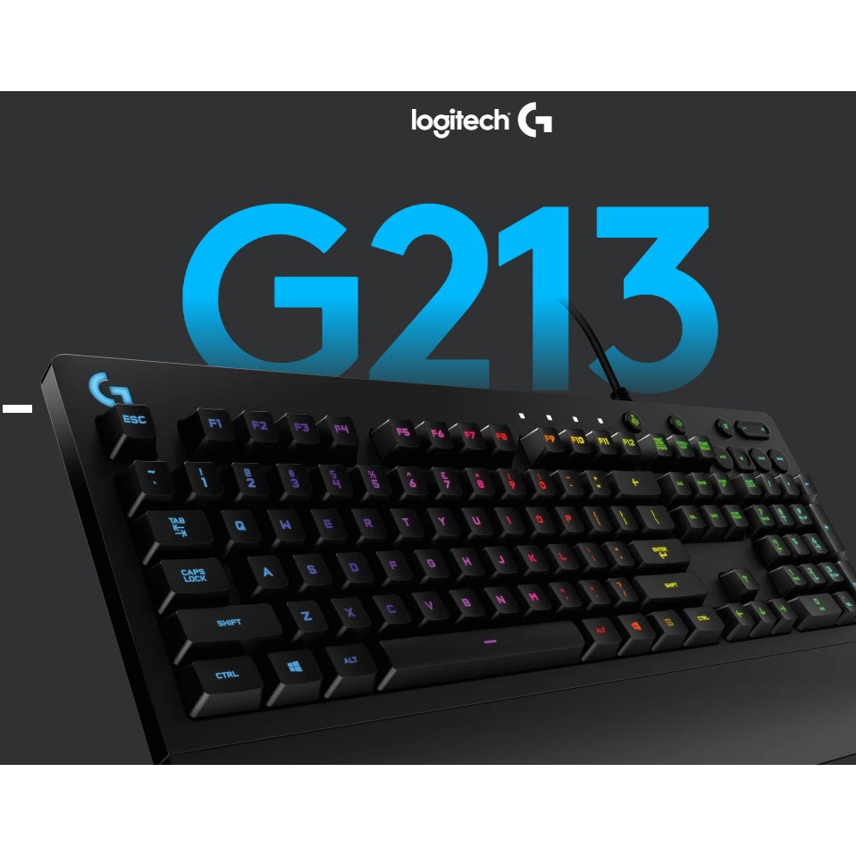 Logitech 羅技 G213 PRODIGY RGB 遊戲鍵盤