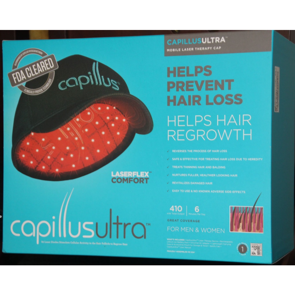 『90%新 美國製造』Capillus Ultra 激光活髮帽 生髮帽 雷射帽 紅外線 雄性禿 禿髮 脫髮 禿頭