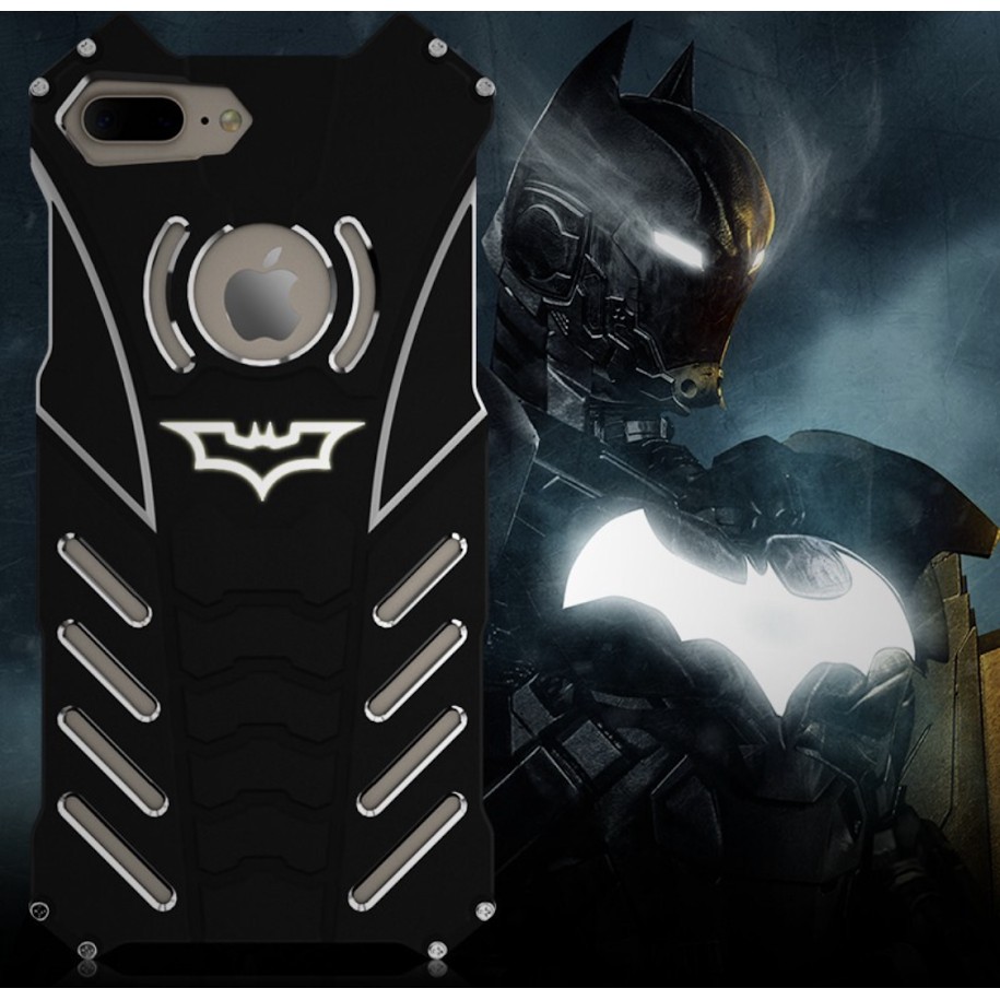全新【R-JUST】蝙蝠俠 IPhone X鋁合金屬手機殼 全包硬殼 防摔邊框 超強散熱保護套
